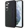 Mercedes-AMG AMHCS23SBLSCA funda rígida Carbon Stripe & Embossed para Samsung Galaxy S23 (S911), negra