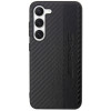 Mercedes-AMG AMHCS23SBLSCA funda rígida Carbon Stripe & Embossed para Samsung Galaxy S23 (S911), negra