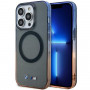 Funda rígida BMW BMHMP14XHTGE Gradient Bumper para Apple iPhone 14 Pro Max, gris, MagSafe