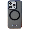 Funda rígida BMW BMHMP14XHTGE Gradient Bumper para Apple iPhone 14 Pro Max, gris, MagSafe