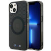 Funda rígida BMW BMHMP14SHGPK Pattern MagSafe para Apple iPhone 14, gris