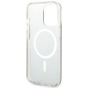 Funda rígida Guess GUHMP13LH4STW 4G MagSafe para Apple iPhone 13 Pro, marrón