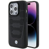 Funda rígida BMW BMHCP15X22RPSK Leather Seats Pattern para Apple iPhone 15 Pro Max, negra