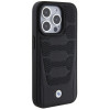 Funda rígida BMW BMHCP15X22RPSK Leather Seats Pattern para Apple iPhone 15 Pro Max, negra