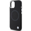 Funda BMW BMHMP15MSILBK2 Signature Liquid Silicone MagSafe para Apple iPhone 15 Plus / 14 Plus, negra