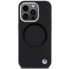 Funda MagSafe Signature Liquid Silicone BMW BMHMP15XSILBK2 para Apple iPhone 15 Pro Max, negra