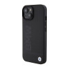 Funda rígida MagSafe con impresión del logotipo Signature BMW BMHMP15SSLLBK para Apple iPhone 15, negra