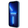 Funda rígida Guess GUHCP15LP4TDSCPB Crossbody 4G Metal Logo para Apple iPhone 15 Pro, azul