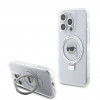 Funda rígida Karl Lagerfeld KLHMP15LHMRSKHH Ring Stand Karl Head MagSafe para Apple iPhone 15 Pro