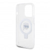 Funda rígida Karl Lagerfeld KLHMP15LHMRSKHH Ring Stand Karl Head MagSafe para Apple iPhone 15 Pro