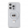 Funda rígida Karl Lagerfeld KLHMP15LHMRSKHH Ring Stand Karl Head MagSafe para Apple iPhone 15 Pro