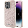 Funda rígida Karl Lagerfeld KLHCP15XPQKPMP Quilted K Pattern para Apple iPhone 15 Pro Max, rosa