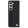 Funda rígida BMW BMHCZFD5SLLBK Signature Logo Imprint para Samsung Galaxy Z Fold5, negra