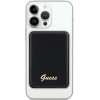 Guess GUPBM3ALGSGK Powerbank 3000 mAh, 5 W, MagSafe Metal Script Logo, negro