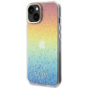 Funda rígida Guess GUHCP15SHDECMI IML Faceted Mirror Disco Iridescent para Apple iPhone 15, multicolor