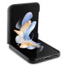 Funda rígida Leather Hot Stamp BMW BMHCZF5SLLBK para Samsung Galaxy Z Flip5, negra