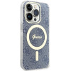 Funda rígida Guess GUHMP15XH4STB Apple iPhone 15 Pro Max IML 4G MagSafe, azul (outlet)