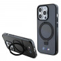 BMW BMHMP15LURSK Apple iPhone 15 Pro funda rígida Ring Stand M Collection MagSafe, negra