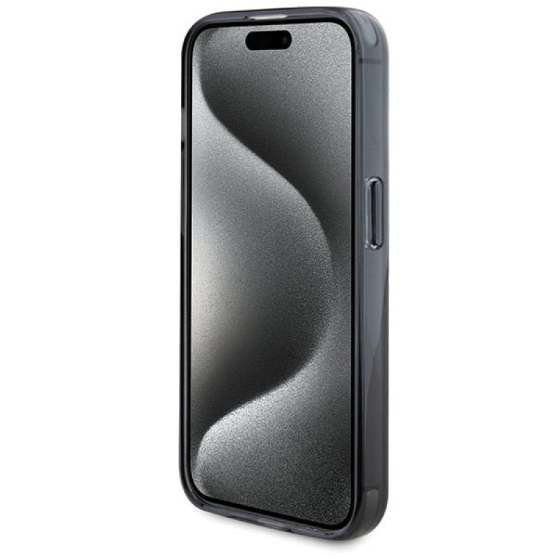 BMW BMHMP15LURSK Apple iPhone 15 Pro funda rígida Ring Stand M Collection MagSafe, negra