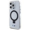 BMW BMHMP15LURST Apple iPhone 15 Pro funda rígida Ring Stand M Collection MagSafe, transparente