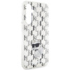 Karl Lagerfeld KLHCS23FEHNCMKLT Funda rígida Samsung Galaxy S23 FE (S711) Monogram Choupette, transparente