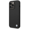 Funda BMW BMHCP15LSILBK Apple iPhone 15 Pro Silicone Metal Logo, negra