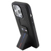 BMW BMHCP15LGSPPRK Funda rígida Apple iPhone 15 Pro Grip Stand Smooth & Perforated, negra