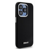 Funda rígida DKNY Apple iPhone 15 Pro Liquid Silicone Small Metal Logo MagSafe, negra