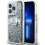 Funda rígida DKNY Apple iPhone 15 Pro Max Liquid Glitter Big Logo, negra