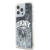 Funda rígida DKNY Apple iPhone 15 Pro Max Liquid Glitter Big Logo, negra