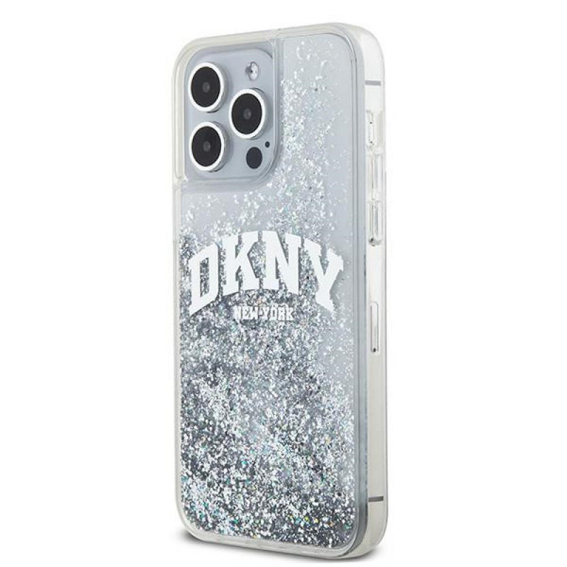 Funda rígida DKNY Apple iPhone 15 Pro Max Liquid Glitter Big Logo