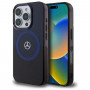 Mercedes MEHMP16X23HBIKV Funda rígida Apple iPhone 16 Pro Max MB Double Layer BiColor MagSafe, negro azul