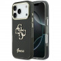 Funda rígida de metal Guess GUE5344 IML 4G Script para Apple iPhone 17 Pro Max, negra