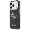 Funda rígida de metal Guess GUE5344 IML 4G Script para Apple iPhone 17 Pro Max, negra