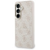 Funda rígida MagSafe 4G Embossed Ring Guess GUE005375 para Samsung Galaxy S26+, rosa