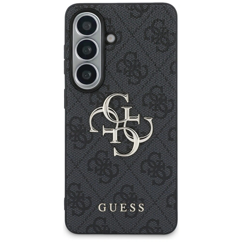 Funda rígida Guess GUE005301 4G Big Metal Logo para Samsung Galaxy S26+, negra