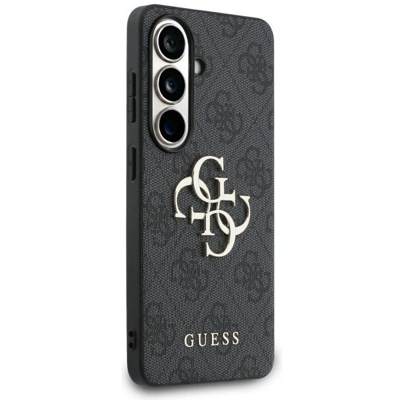 Funda rígida Guess GUE005301 4G Big Metal Logo para Samsung Galaxy S26+, negra
