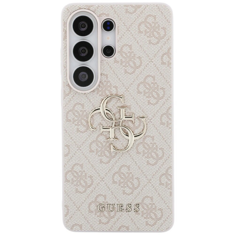 Funda rígida Guess GUE005337 4G Big Metal Logo para Samsung Galaxy S26 Ultra, rosa