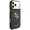 Funda Guess 4G Big 4G Classic Logo Big Strap Metal Buttons con correa para Apple iPhone 18 Pro / 17 Pro, negra