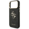 Funda Guess 4G Big 4G Classic Logo Big Strap Metal Buttons con correa para Apple iPhone 18 Pro / 17 Pro, negra