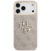 Funda Guess 4G Big 4G Classic Logo Big Strap Metal Buttons con correa para Apple iPhone 18 Pro Max / 17 Pro Max, rosa
