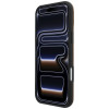 Funda MagSafe de piel con patrón de parrilla Mercedes-Benz y set de cartera para tarjetas para Apple iPhone 18 Pro Max / 17 Pro Max, camel