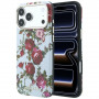 Funda MagSafe Guess GUE6026 Blossom Roses Print para Apple iPhone 18 Pro / 17 Pro, azul