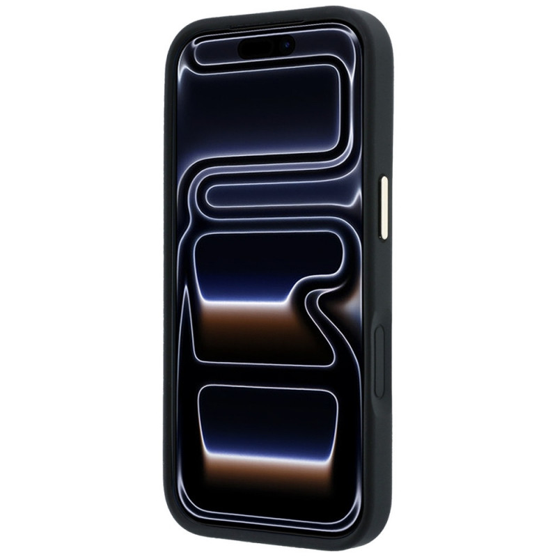 Funda Guess Ring Stand 360 Grained Classic Logo MagSafe para Apple iPhone 18 Pro / 17 Pro, negra