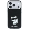 Funda MagSafe Karl Lagerfeld Smooth Choupette Sketch para Apple iPhone 18 Pro Max / 17 Pro Max, negra