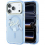 Funda MagSafe Script Logo Karl Lagerfeld para Apple iPhone 18 Pro / 17 Pro, azul claro