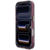 Funda MagSafe Peekaboo Logo Karl Lagerfeld para Apple iPhone 18 Pro / 17 Pro, granate