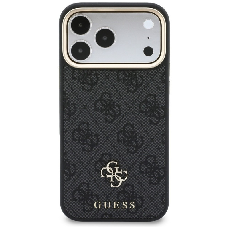 Funda Guess 4G con cartera, MagSafe, para Apple iPhone 18 Pro / 17 Pro, negra