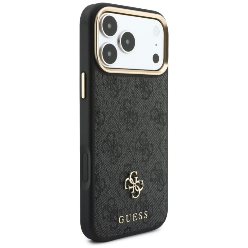 Funda Guess 4G con cartera, MagSafe, para Apple iPhone 18 Pro / 17 Pro, negra