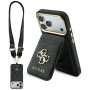 Funda Guess 4G con cartera, MagSafe, para Apple iPhone 18 Pro / 17 Pro, marrón